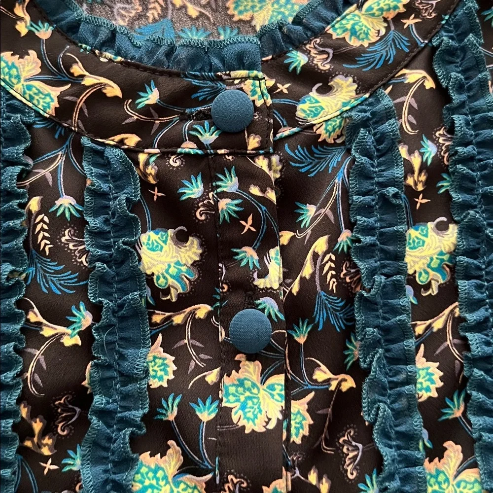 Beautiful paisley Modcloth sleeveless top 🦚 - Picture 6 of 6